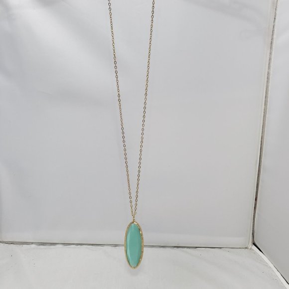 14th & Union Light Green Jade Color Stone Necklace by Nordstrom - Picture 1 of 6